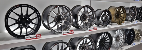 たくさんのホイール