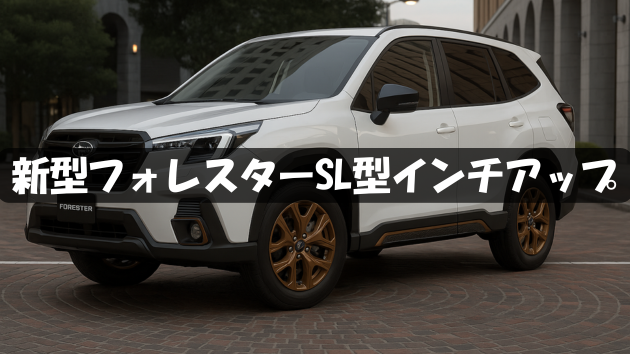 新型フォレスター（SL5/SLG型）インチアップ完全ガイド