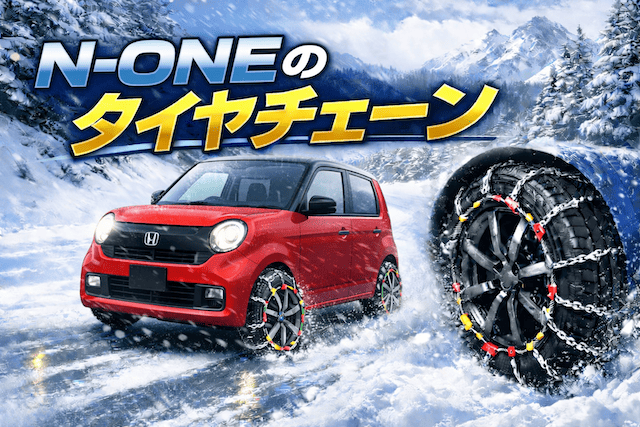N-ONEのタイヤチェーンの種類。オススメ商品はどれ？選び方と注意点。