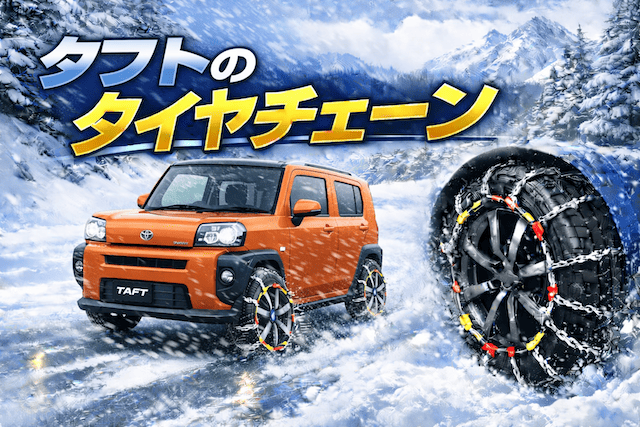タフトのタイヤチェーンの選び方