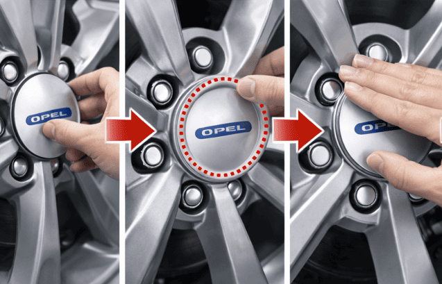 センターキャップの正しい付け方