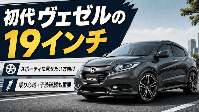 初代ヴェゼルの19インチ